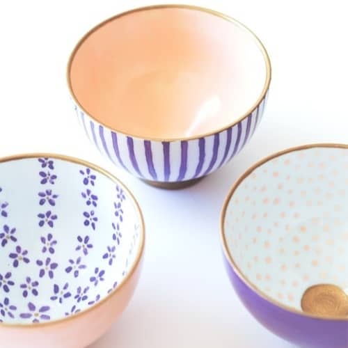 painted ceramic dishes