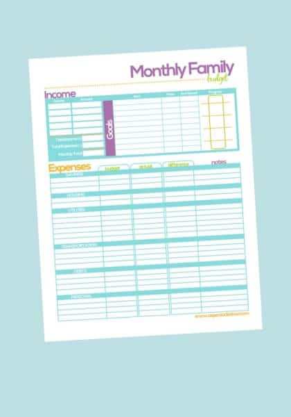 20 Free Printable Budget Templates• Savvy Budget Boss