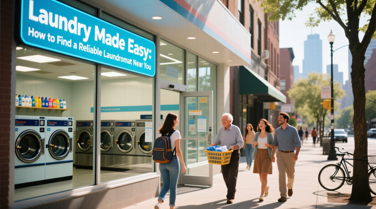 Laundry Made Easy: How to Find a Reliable Laundromat Near You