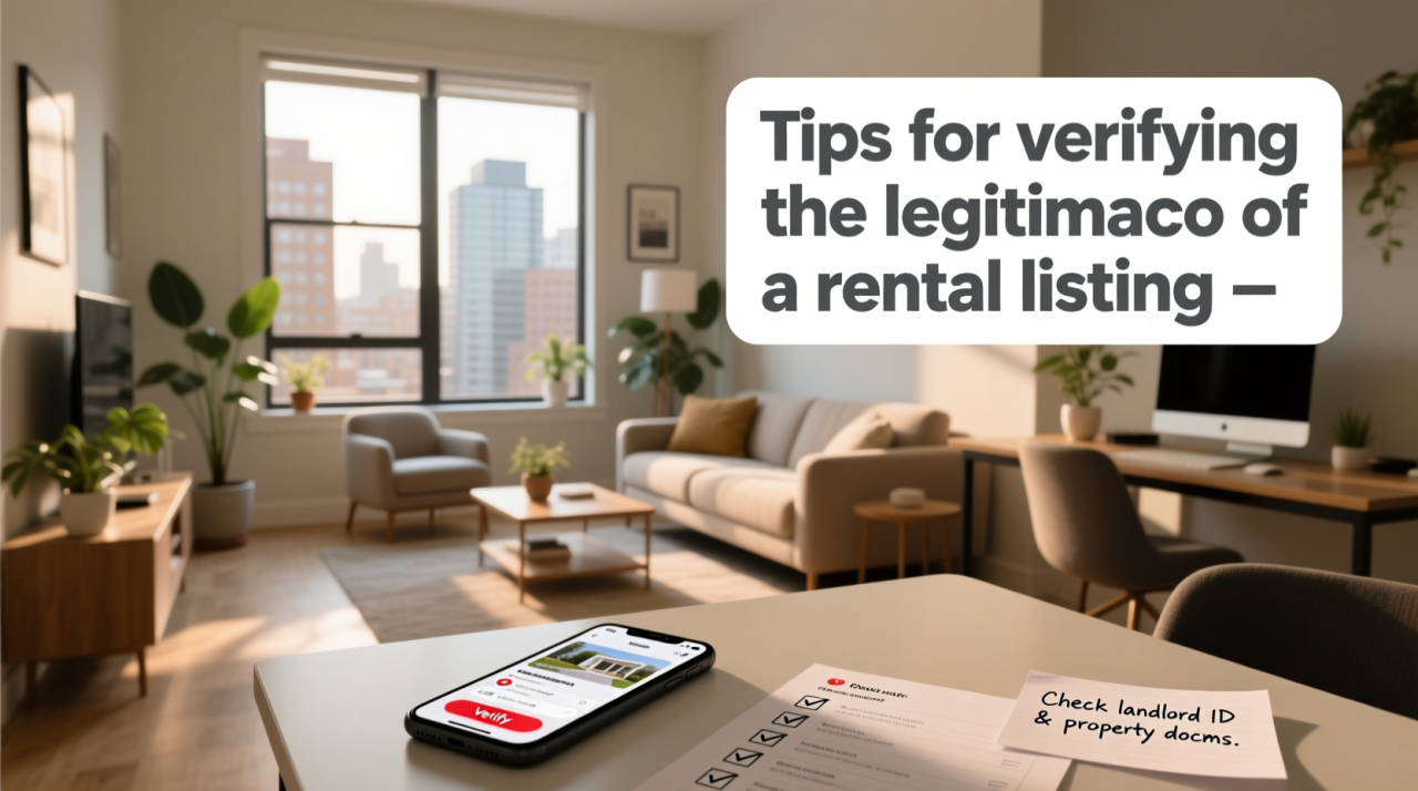 Tips for verifying the legitimacy of a rental listing
