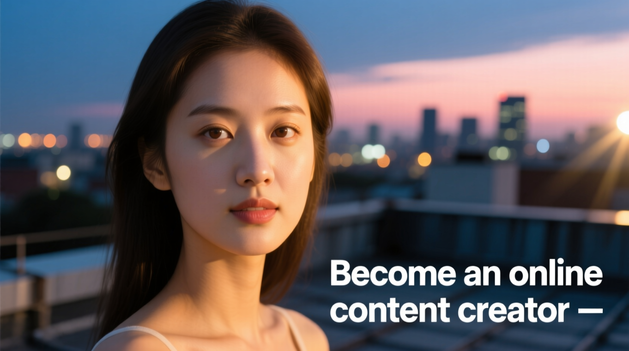 Become an online content creator.