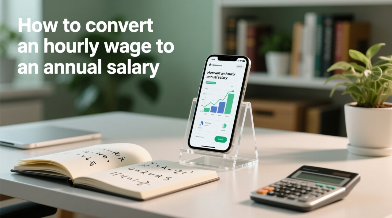 How to convert an hourly wage to an annual salary