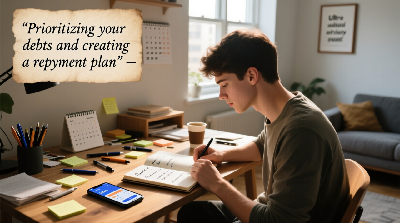 Prioritizing your debts and creating a repayment plan