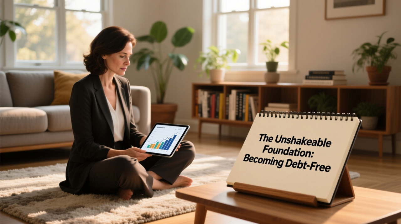 beautiful real image Give me a picture where it should be written "
The Unshakeable Foundation: Becoming Debt-Free